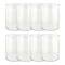 8 Pack: 8" Clear Glass Cylinder Vase by Ashland®